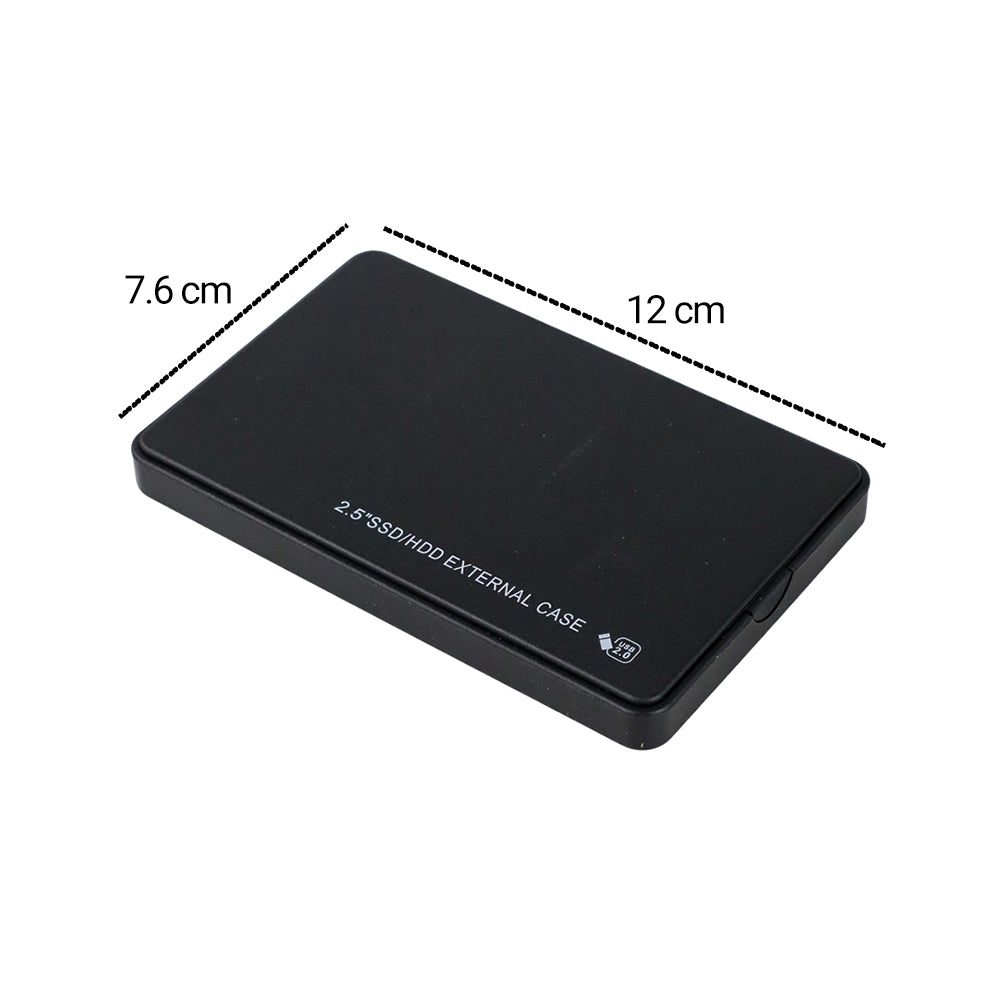JERTECH 2.5" External HDD Case – USB 3.0 Hard Drive Enclosure | Tool-Free Design