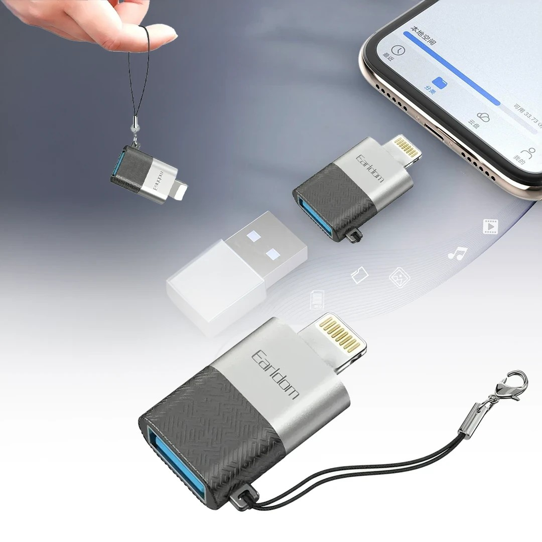 USB 3.0 to 8-Pin Adapter – High-Speed Data Transfer & Charging for iPhone & iPad, USB 3.0 to Lightning Connector