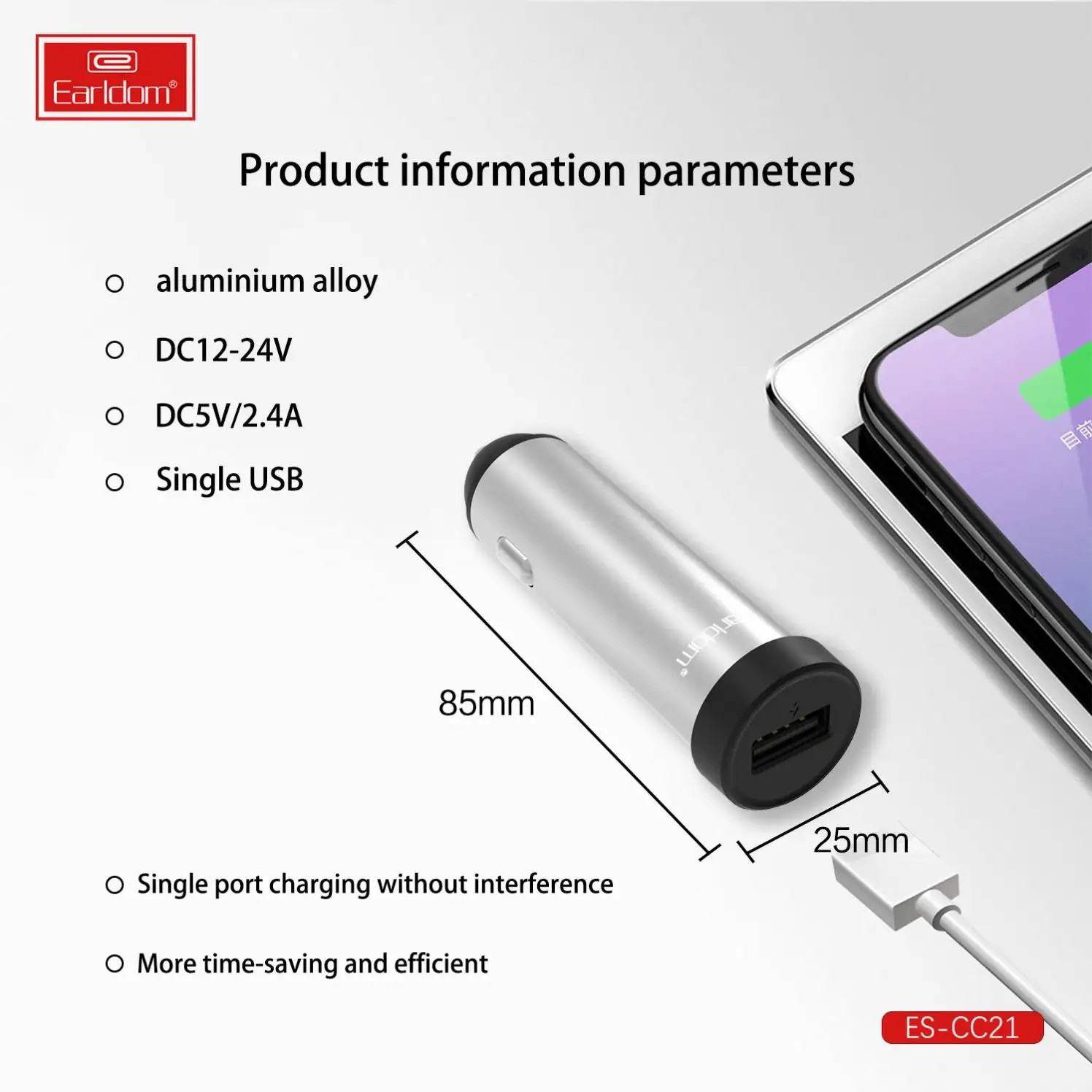 3.1A USB Fast Car Charger – Dual Port Quick Charge Adapter for All Vehicles | Compact 12V Power Adapter for Phones & Tablets