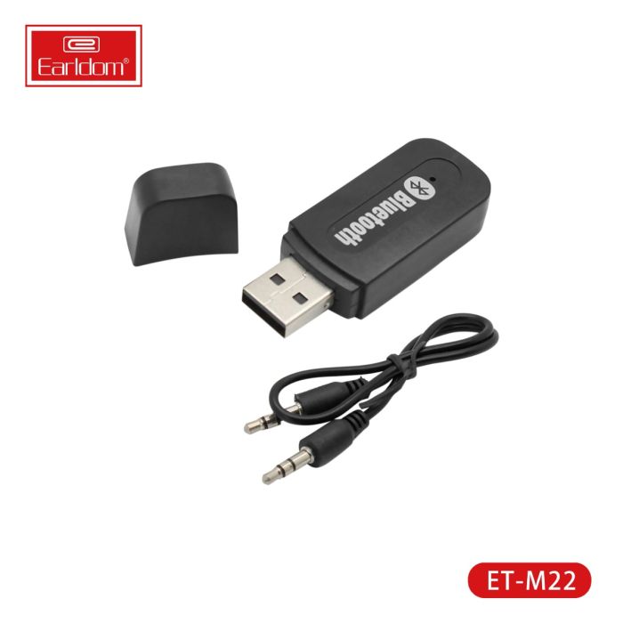 Bluetooth USB Music Receiver Adapter with EDR – Wireless Audio for Car, Home Speakers & PCs