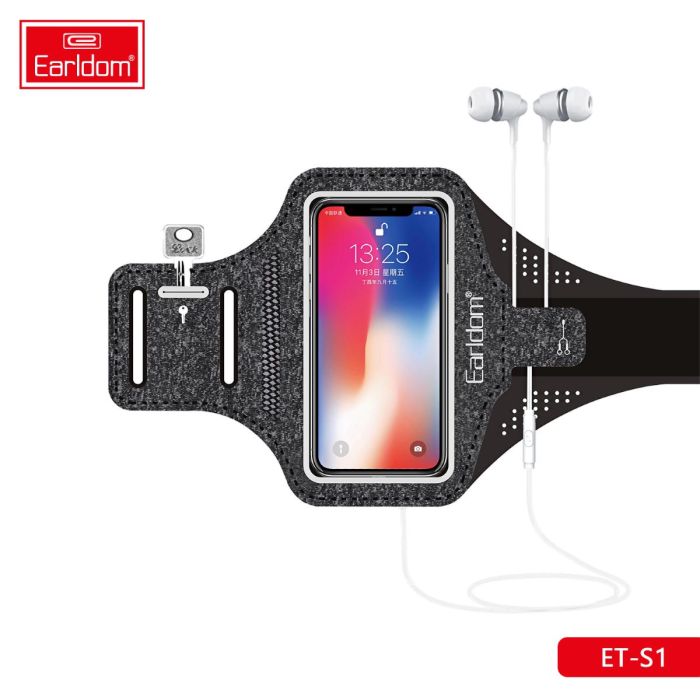 Adjustable Sports Armband Phone Holder – Universal Fit for Running, Gym, Hiking & Outdoor Workouts