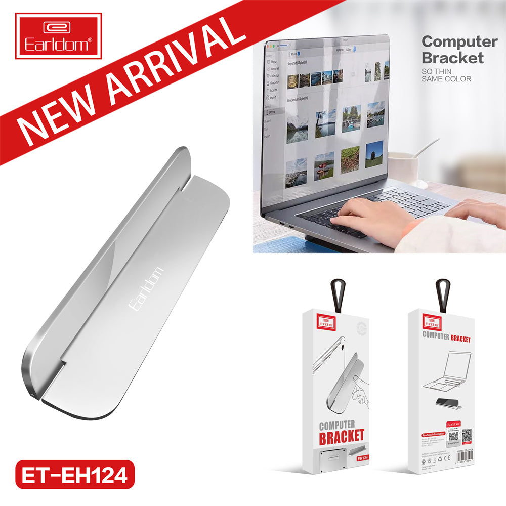 Laptop Mount Bracket – Adjustable Computer Stand for Ergonomic Posture, Desk Organization & Comfort