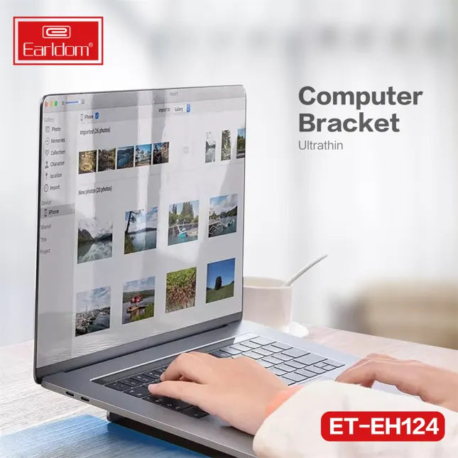 Laptop Mount Bracket – Adjustable Computer Stand for Ergonomic Posture, Desk Organization & Comfort