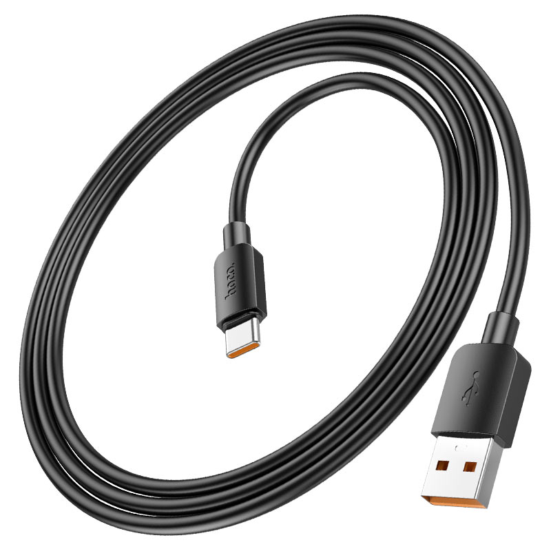 Hoco USB-A to USB-C Fast Charging Cable – 100W PD Power Delivery Data Cable for Laptops, Phones & Tablets