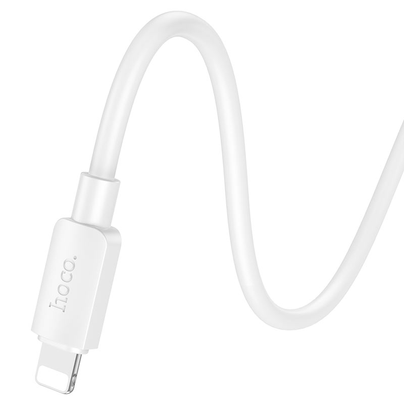 Hoco Type-C to 8-Pin Fast Charging Cable White – 20W PD Quick Charge Data Cable for iPhone, iPad, and Apple Devices