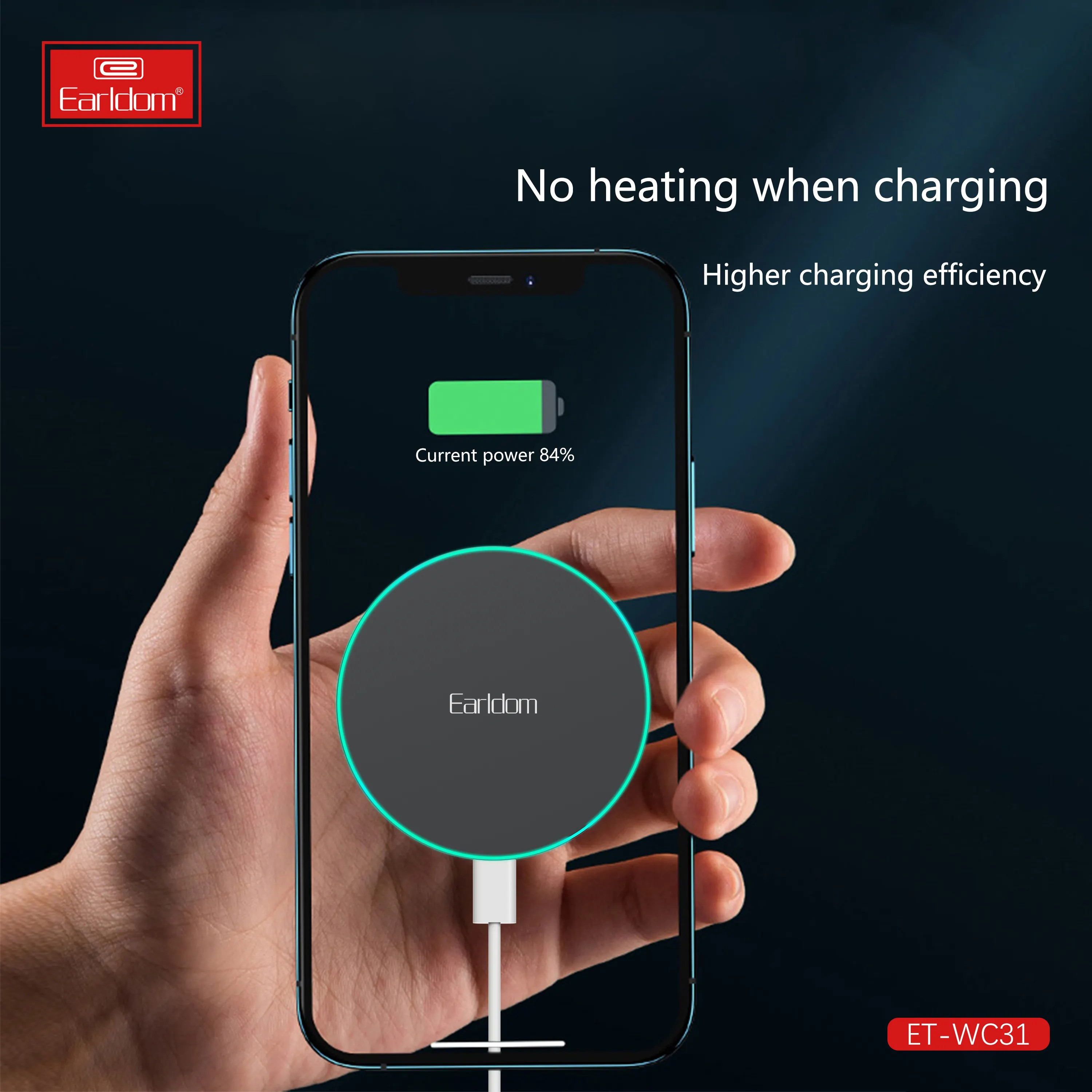 15W Fast Wireless Charger – Ultra Slim Qi Charging Pad for iPhone, Samsung & All Qi-Enabled Devices
