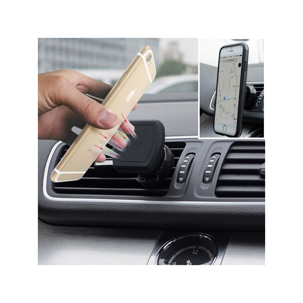 360° Magnetic Car Phone Holder – Air Vent Mount for Hands-Free Driving