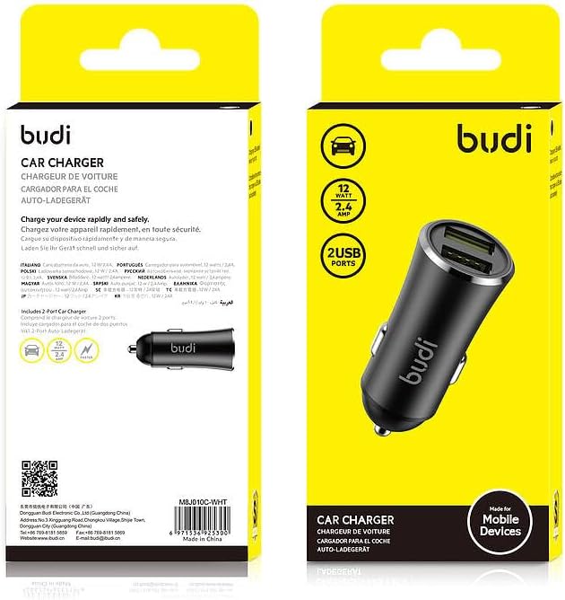 Fast Charging Car Adapter – USB-C & USB Car Charger for On-the-Go Power