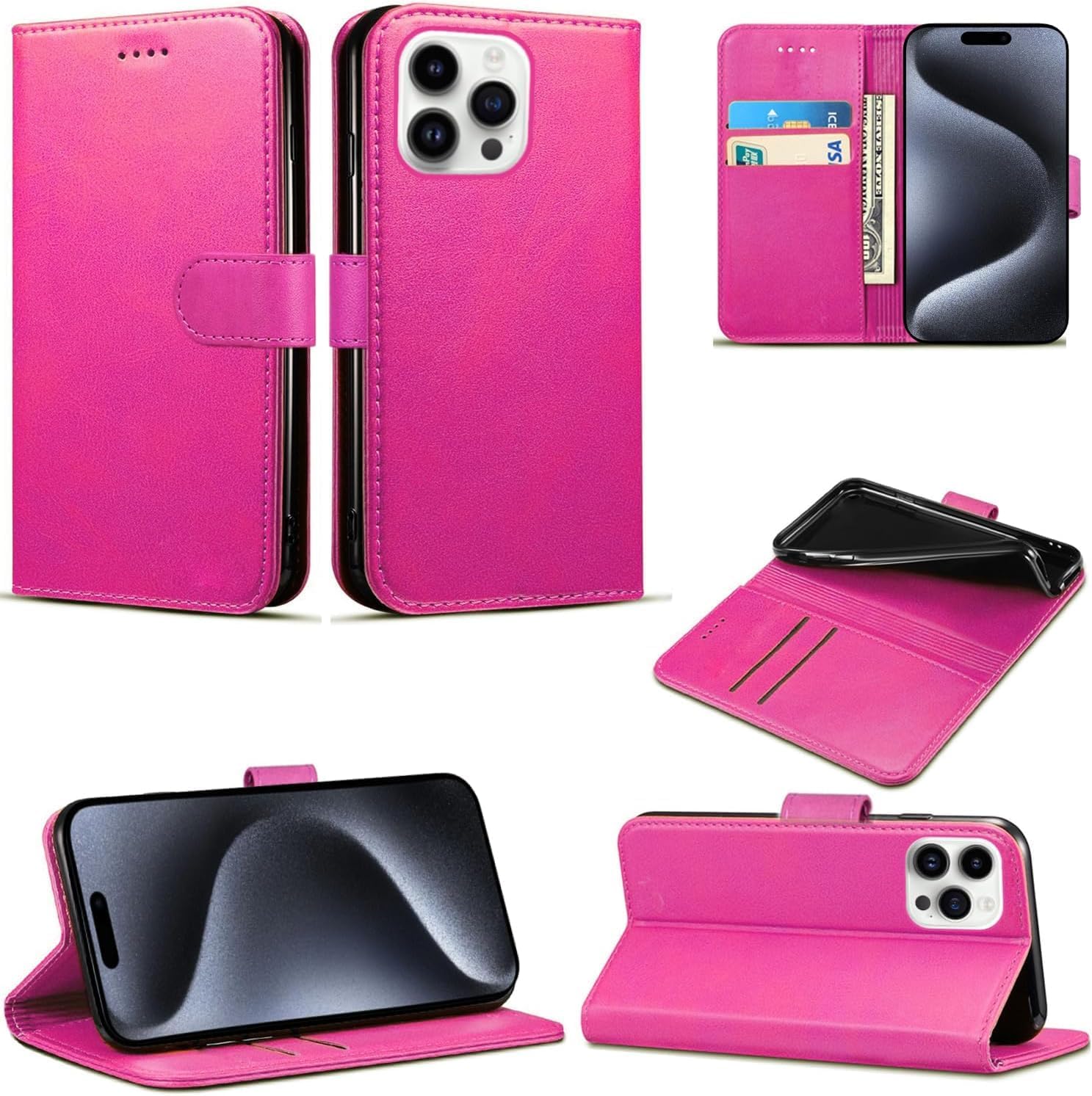 IPHONE 16 PRO FLIP COVER PINK