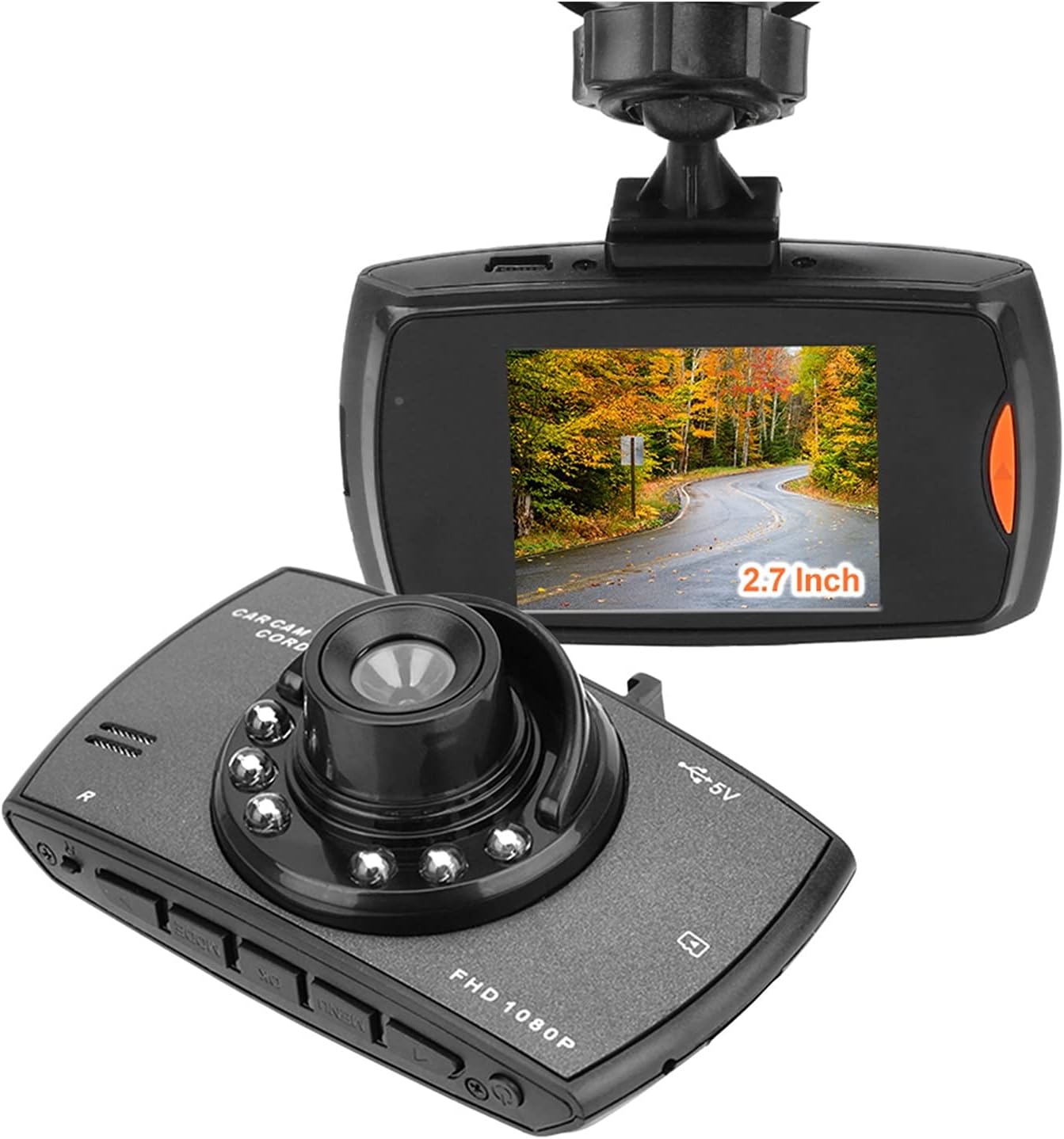 Car Camcorder – Full HD Dashboard Camera with Night Vision & Loop Recording
