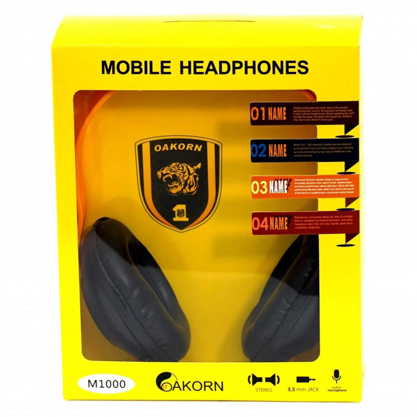 Akorn M1000 Wired Gaming Headset with Noise-Canceling Microphone