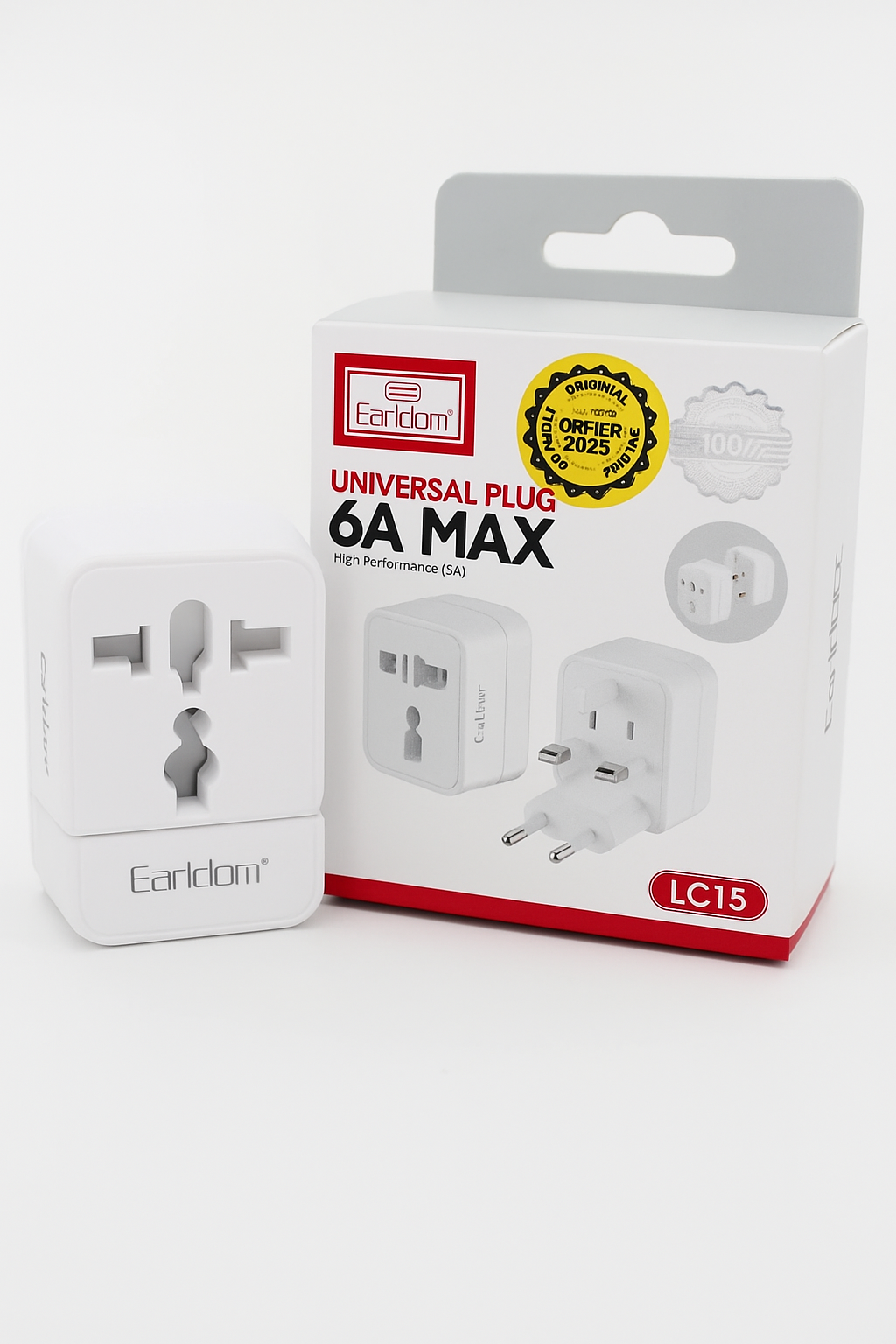 Universal Worldwide Travel Adapter – EU/UK/US/AU Plugs, 1500W