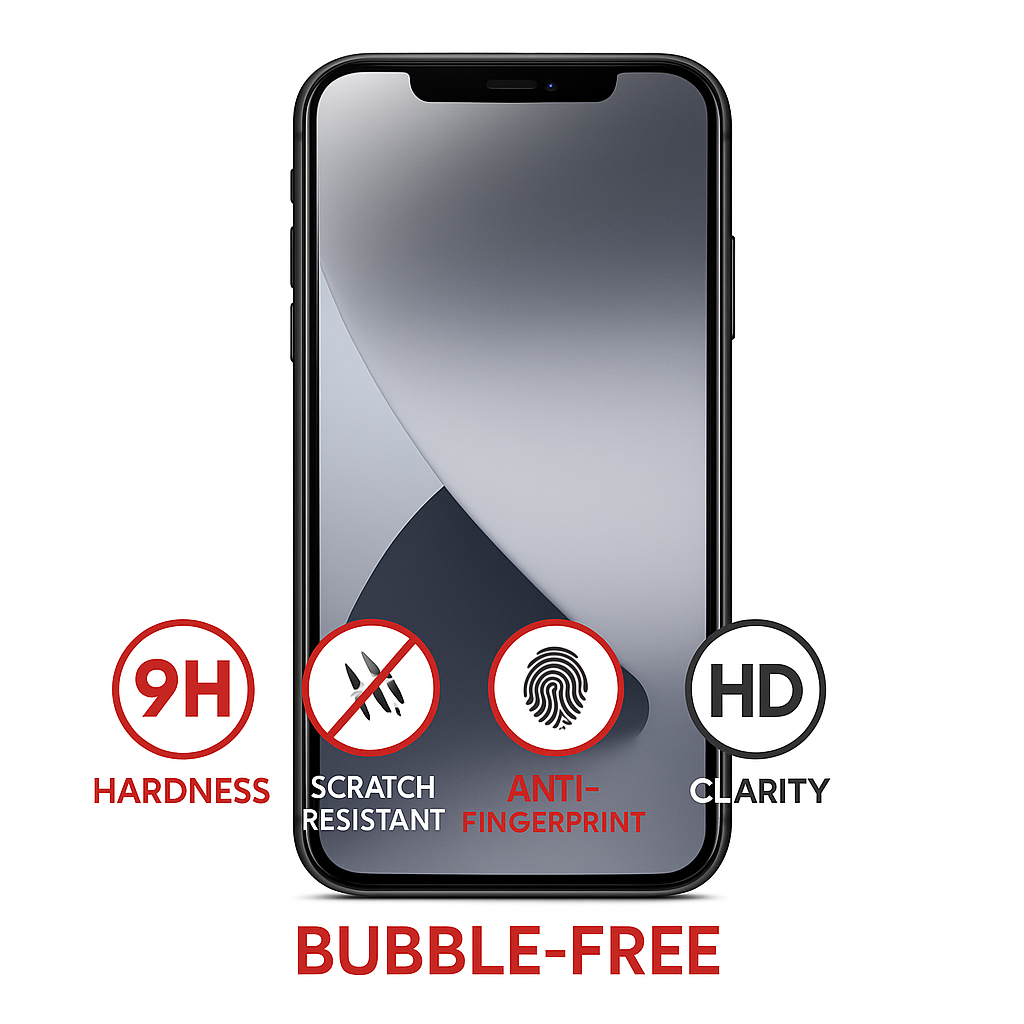 Tempered Glass Screen Protector Compatible with iPhone XR/11