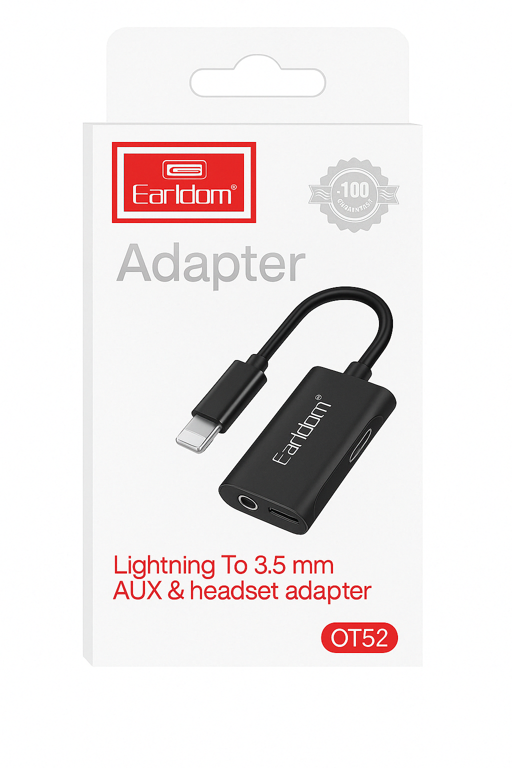 2-in-1 8-Pin to AUX & Charging Adapter – Dual Port iPhone Dongle for Headphones, Music & Calls