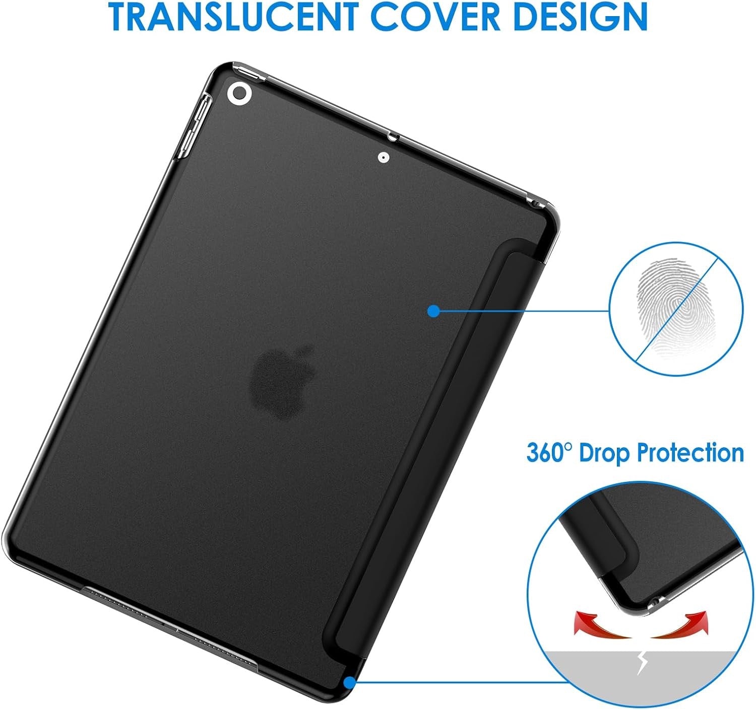 Smart Flip Case for iPad 10.2-inch (7th/8th/9th Gen) – Full Protection with Pencil Holder