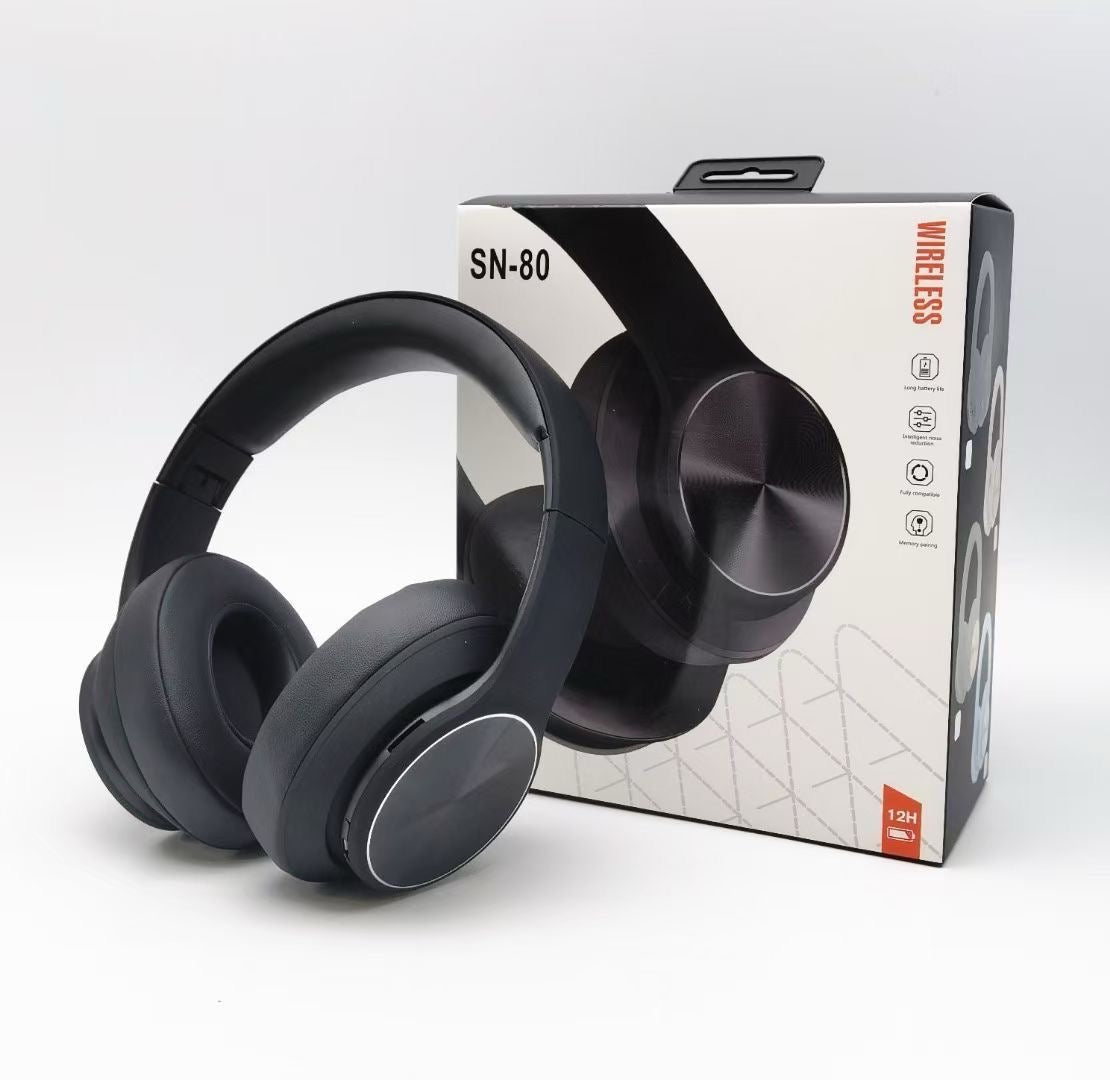 STYLISH DESIGN WIRELESS HEADPHONES AUDIO SN-80