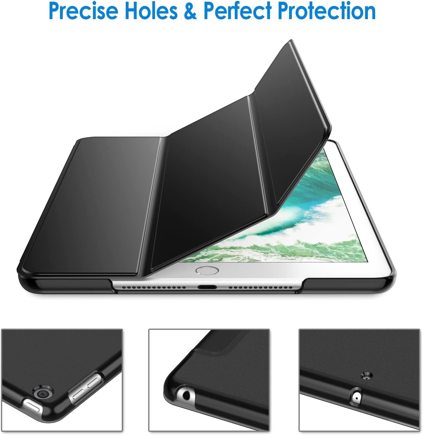 Smart Flip Case for iPad 9.7-inch – Full Protection with Stand & Pencil Holder