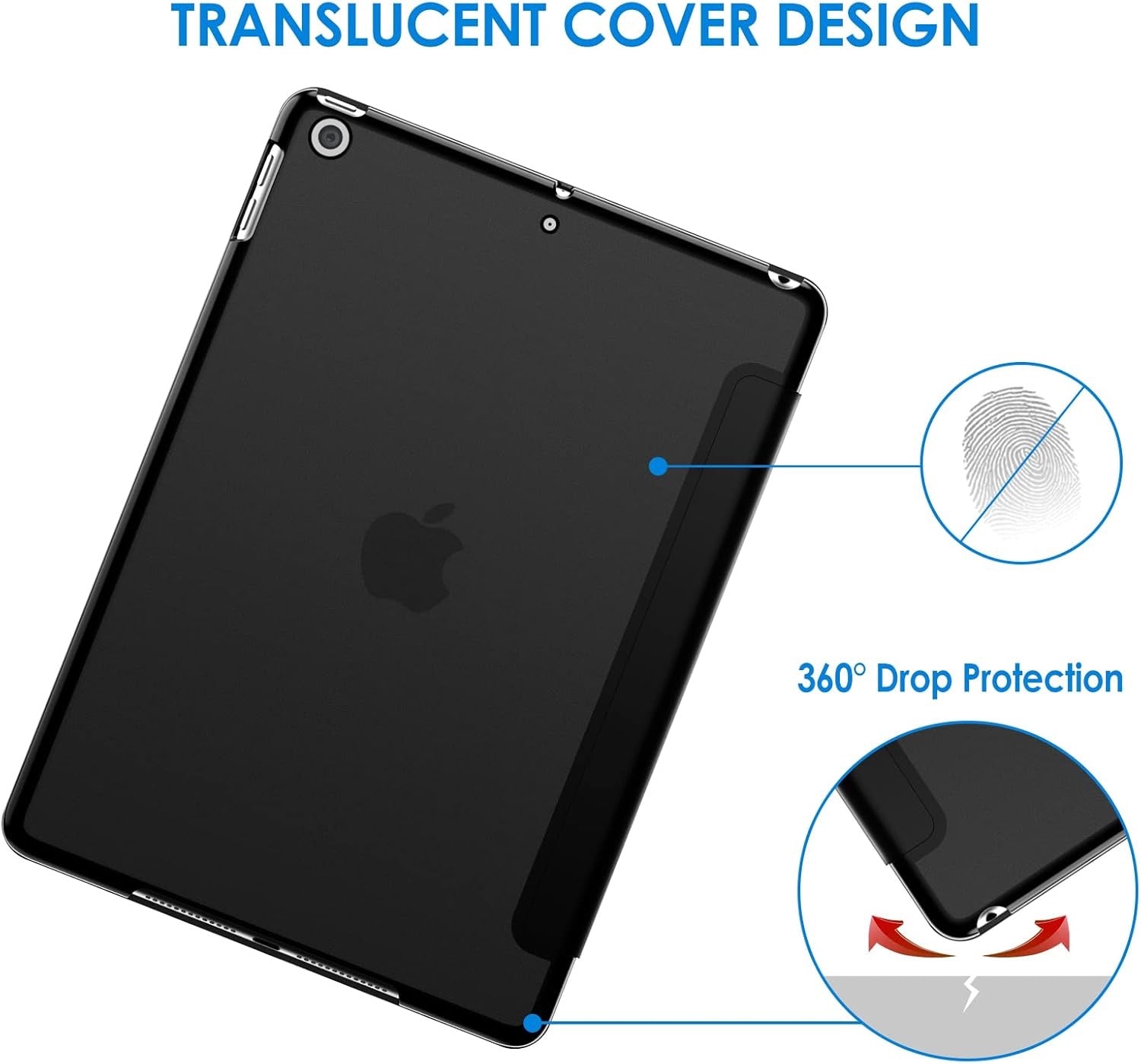 Smart Flip Case for iPad 9.7-inch – Full Protection with Stand & Pencil Holder