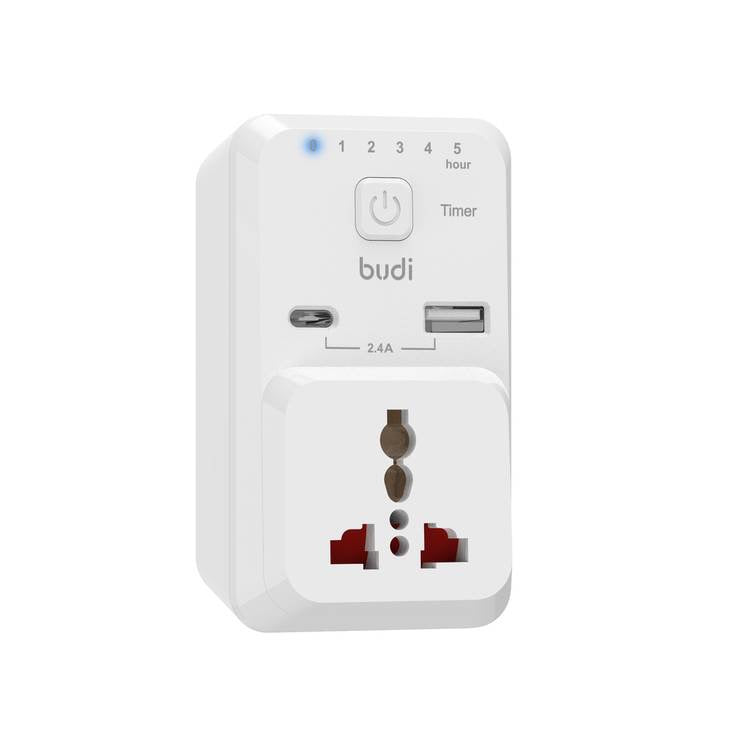 Smart Timer Home Charger – Energy-Saving USB Wall Adapter with Auto-Off