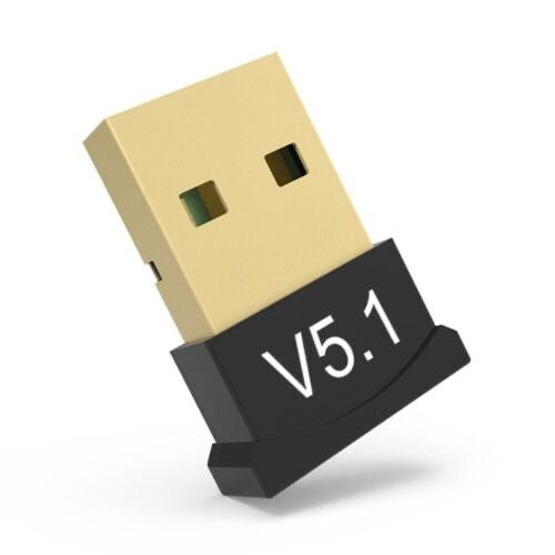 Bluetooth 5.1 USB Adapter – Dual Mode Low Energy Dongle for PC & Mac