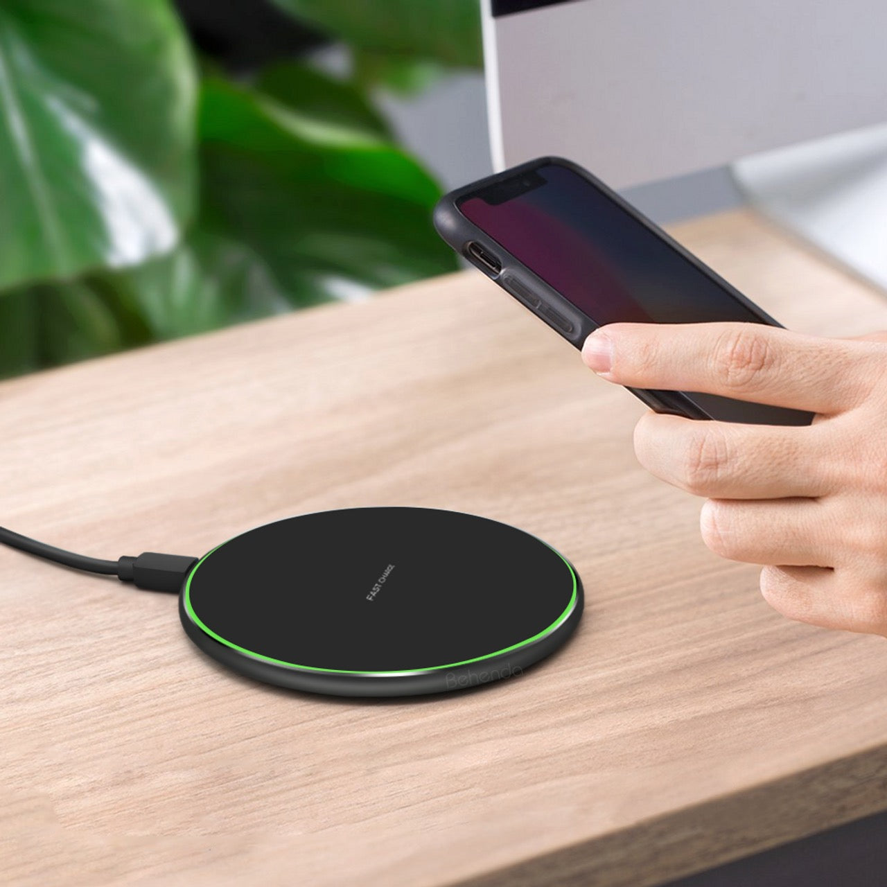 QI Standard Wireless Charger – 10W Fast Charging Pad, Universal Compatibility