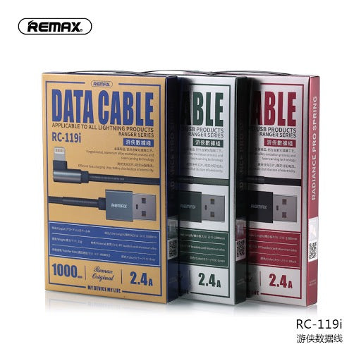 Ranger Series 8-Pin Data Cable – 2.4A Fast Charge, 1M Braided, Metal Alloy Build