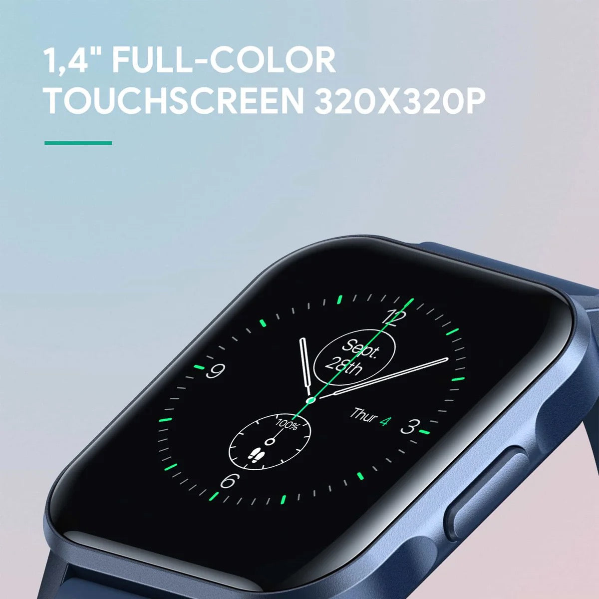 AUKEY Smartwatch – Fitness Tracker with Heart Rate, Sleep & Notifications
