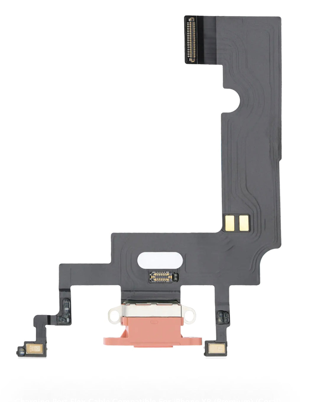 Charging Port Flex Cable Compatible with iPhone XR – Coral USB Charging Dock & Microphone Flex | A1984 A2105 A2106 A2108