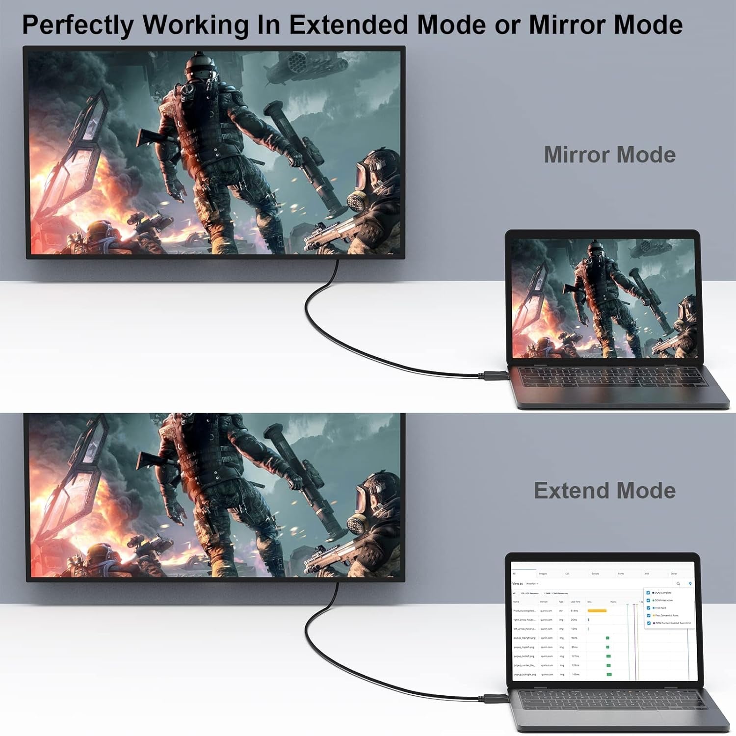 DisplayPort to DisplayPort Cable – 1.8M High-Speed 4K UHD Video Cable