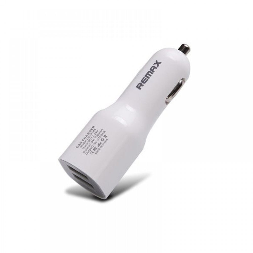 JIAN Dual USB Car Charger – 5V 2.1A + 1A Output, Universal DC12V Adapter
