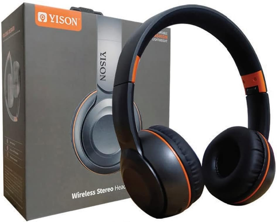 Foldable Bluetooth 5.0 Headphones with SuperBass & 20H Battery – 40mm Drivers