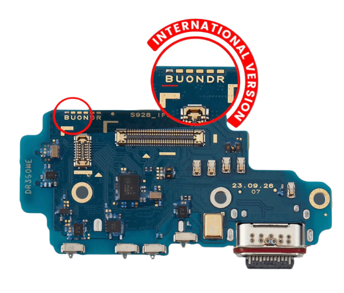 USB-C Charging Port Flex Cable – Compatible with Samsung S24 Ultra (SM-S928 Series)