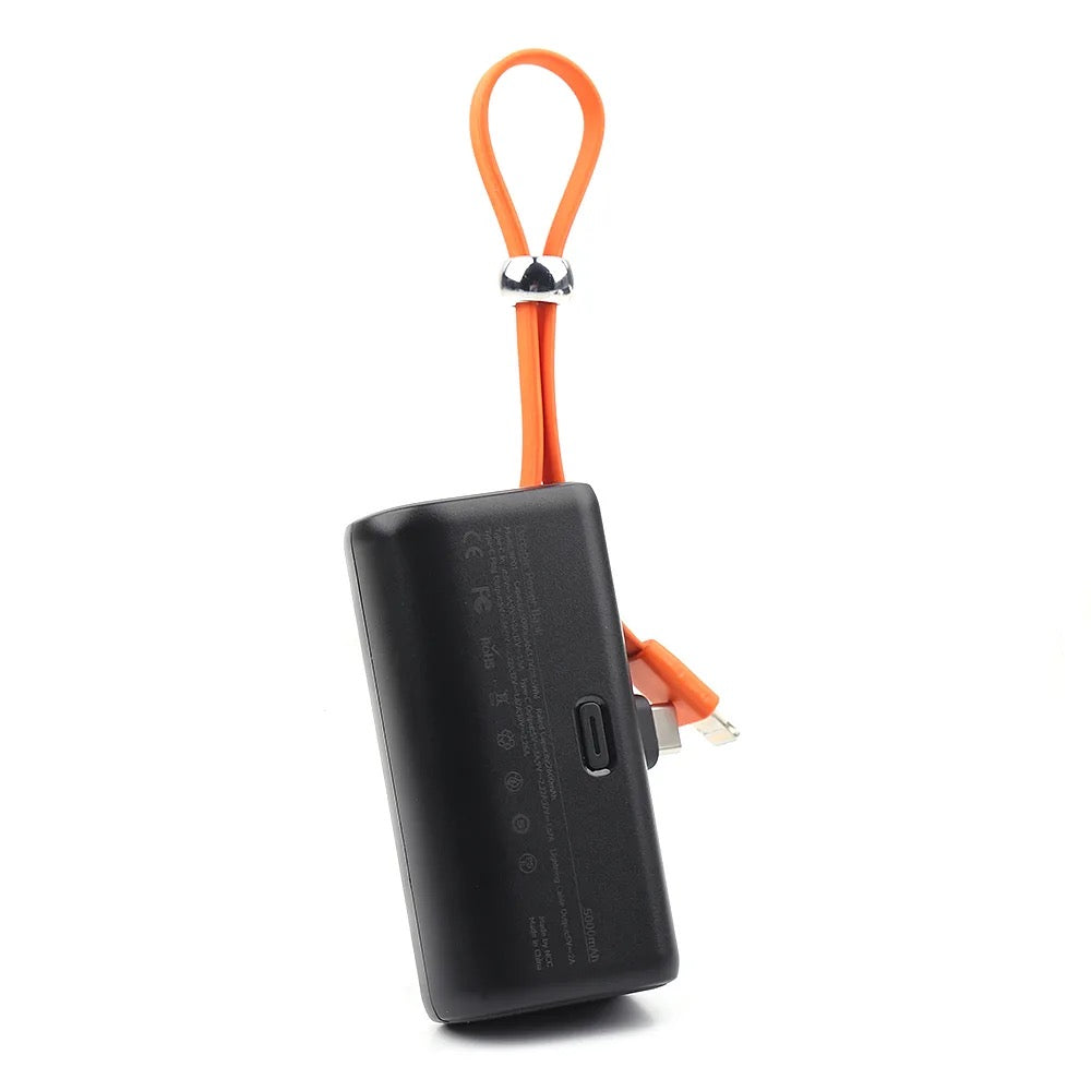 NCC 5000mAh Mini Capsule Power Bank – Ultra-Compact, Fast Charging, Travel Ready