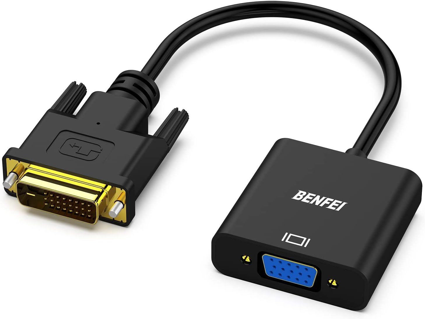 DVI-D to VGA Adapter – Digital to Analog Video Converter for Displays