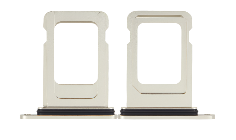 iPhone 15 Plus Yellow SIM Card Tray – OEM-Compatible Nano SIM Holder | Models A2846 A3102 A3105 | Single & Dual SIM Slot Replacement