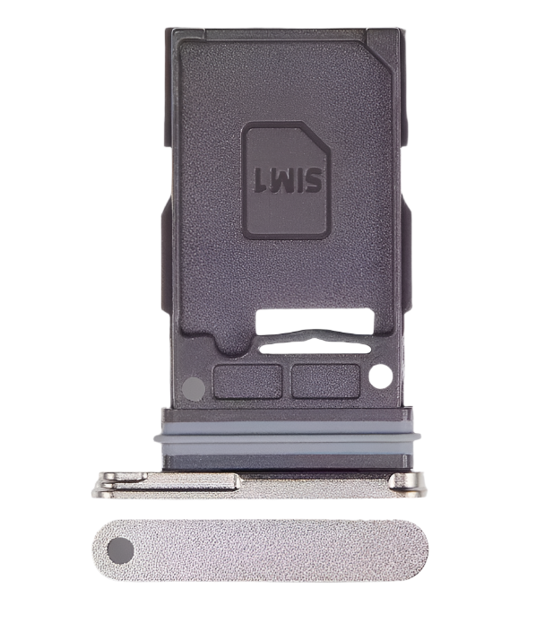 Gray SIM Card Tray – Compatible with Samsung S24 Ultra (SM-S928 Series) | Nano SIM + Water-Resistant Seal