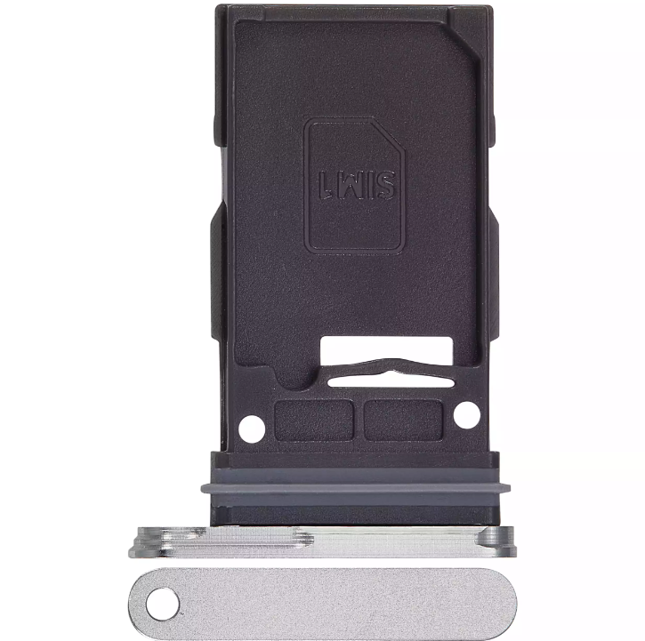 Gray SIM Card Tray for Samsung S24 Plus – Titanium Gray Match + Waterproof Seal