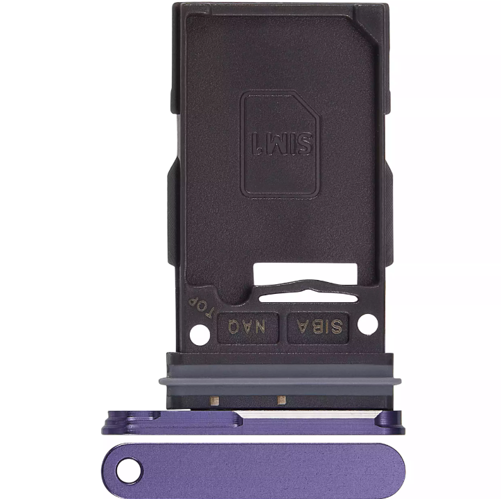 Violet SIM Card Tray for Samsung S24 Plus & S24 – Factory-Matched Finish + Waterproof Seal