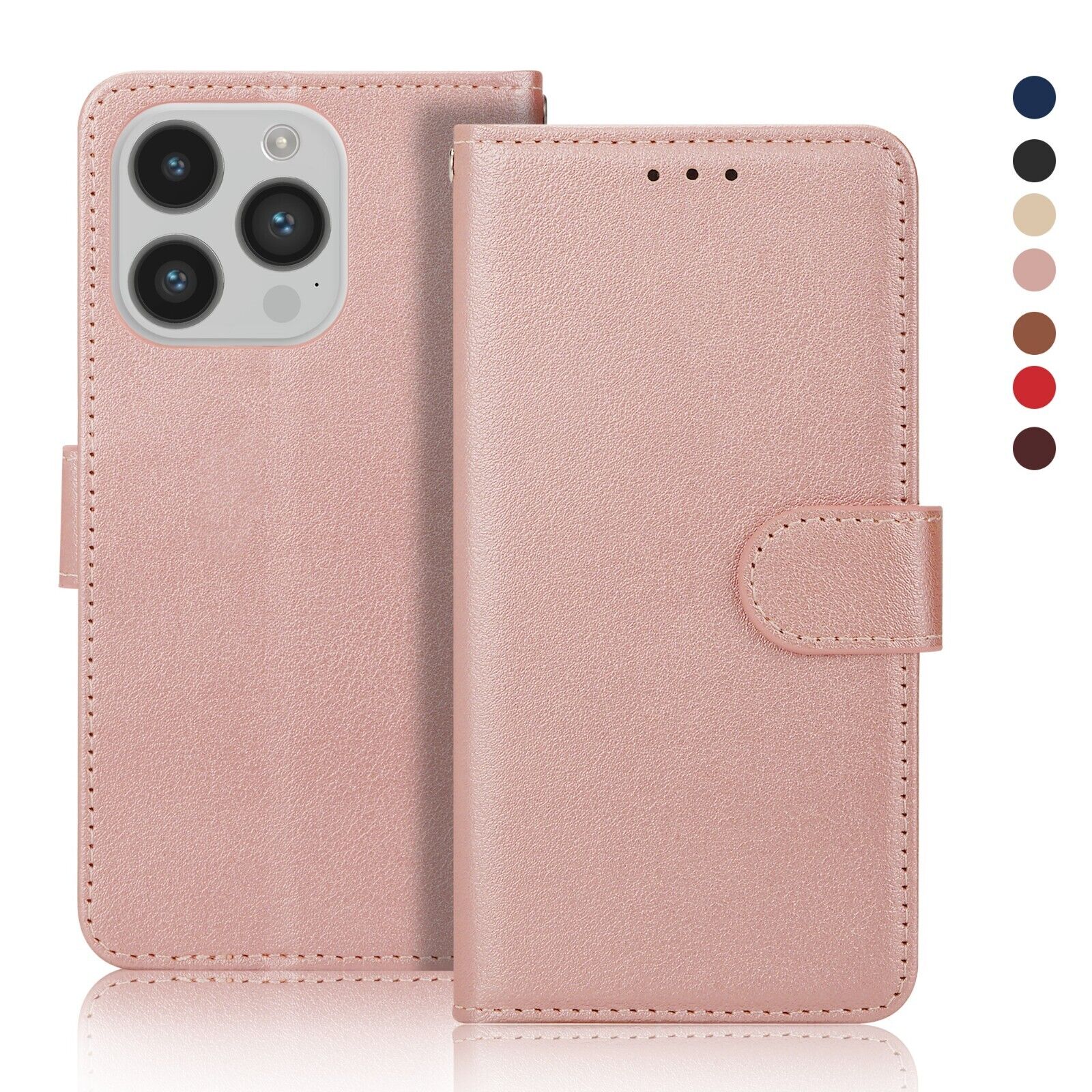 IPHONE 16 PRO MAX FLIP COVER ROSE GOLD