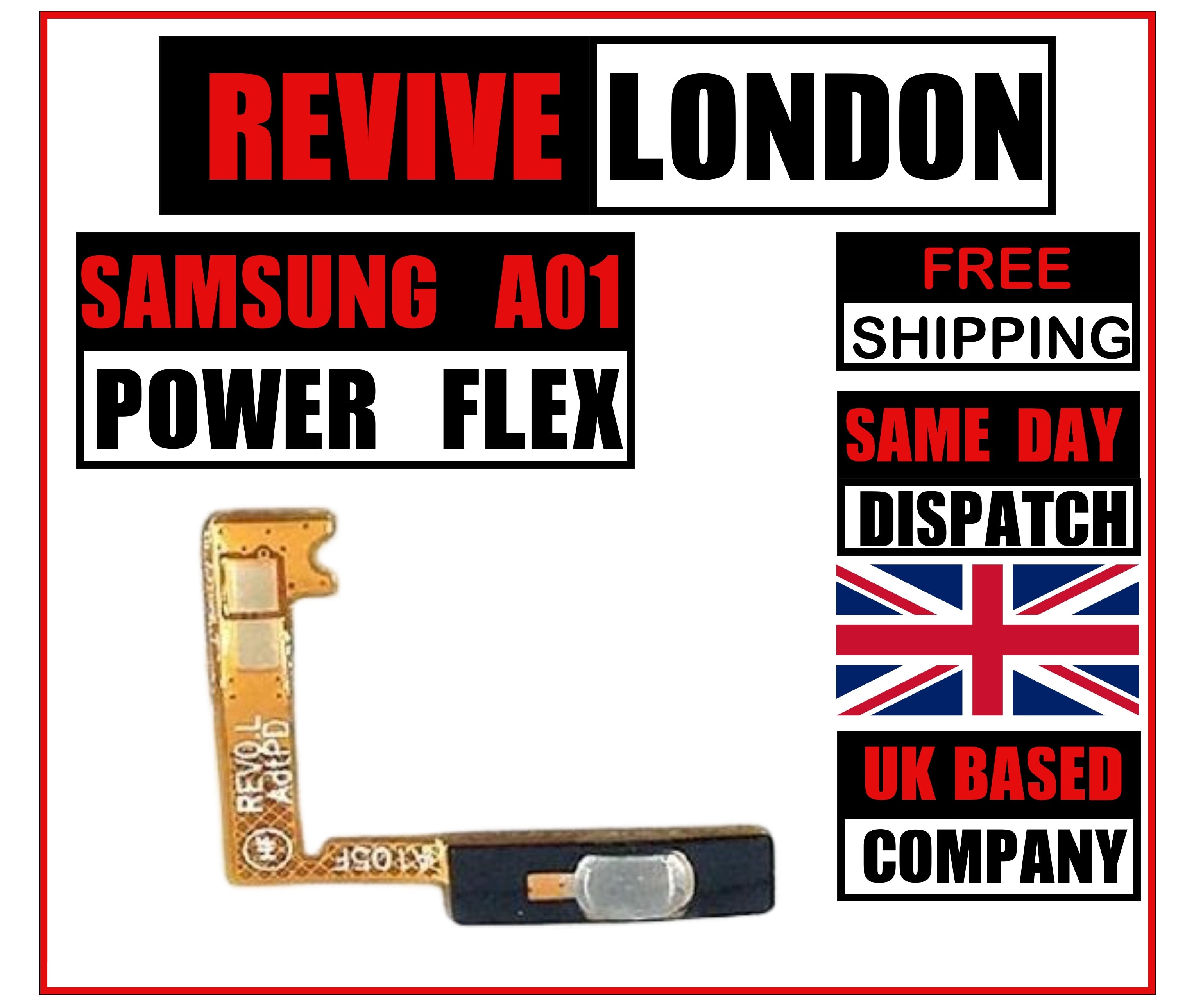 Power Button Cable For Samsung Galaxy A01 A015 Replacement Internal Flex Repair