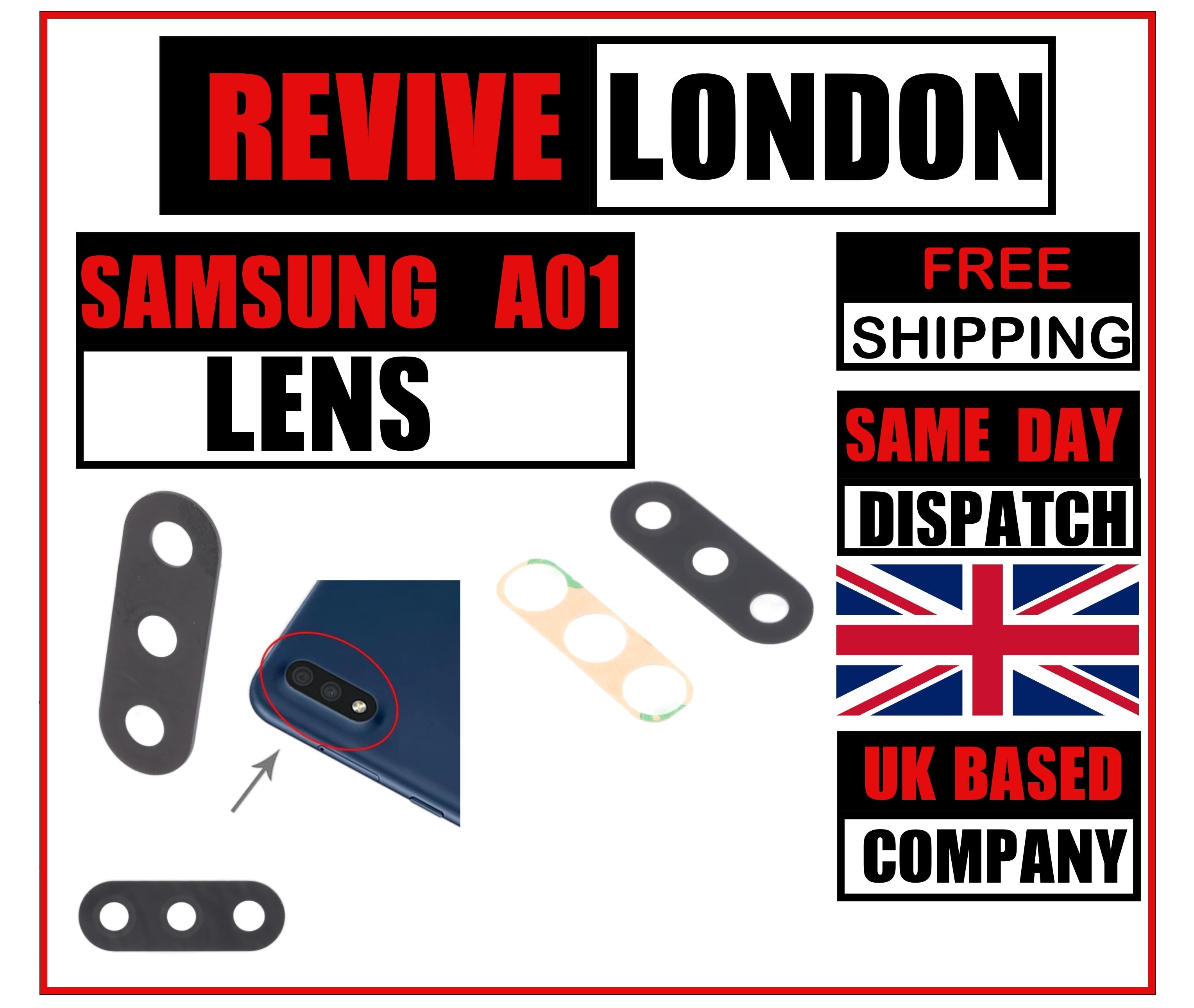 Back Camera Lens for Samsung Galaxy A01 SM-A015