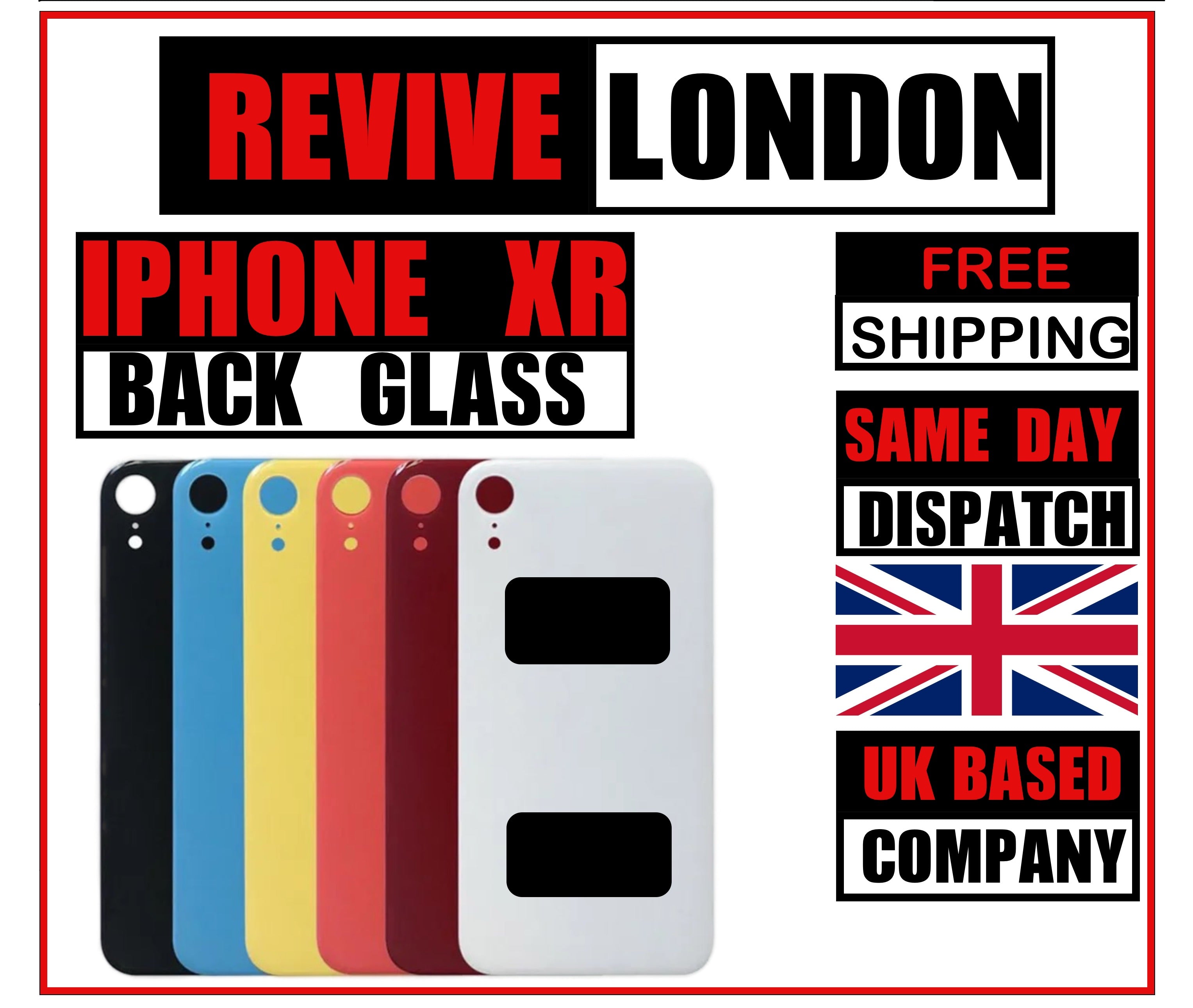 Apple iPhone XR Replacement Back / Rear Glass Big Hole Camera